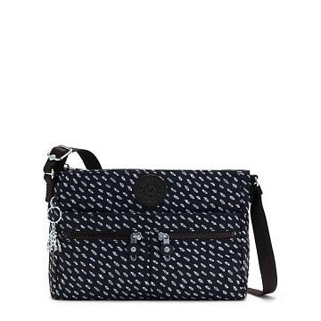 Kipling New Angie Printed Crossbodytassen Zwart | België 2014SG